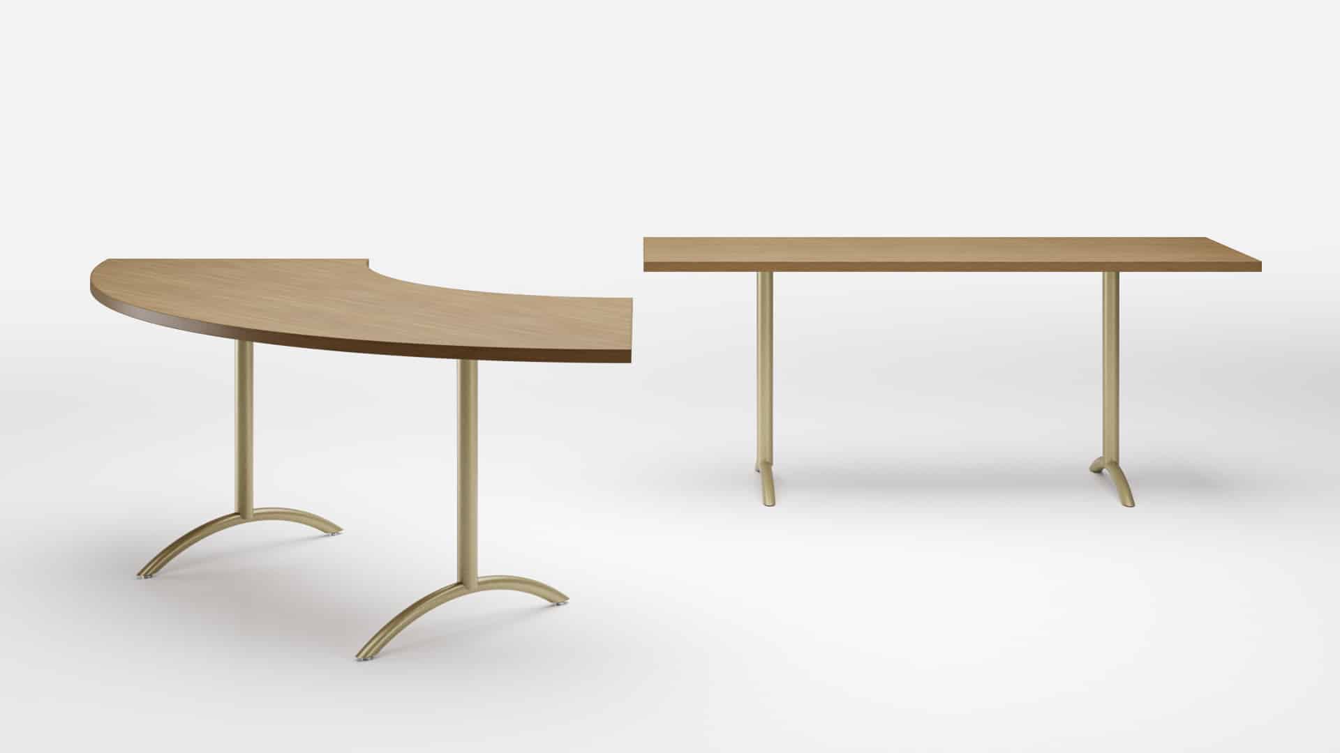 Gateway Training tables, rectangular and arch